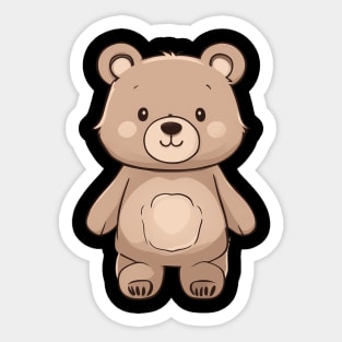 Baby Brown Bear Sticker